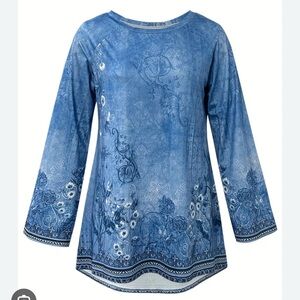 Long sleeve tunic top